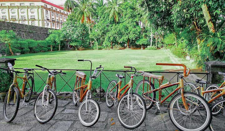 Stroll around the historical town of Intramuros in Manila with your Eco-Friendly Bamboo Bike