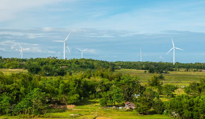 San Lorenzo Wind Farm from afar