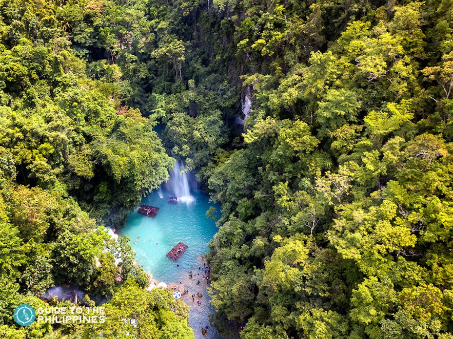 Kawasan Falls in Cebu, Philippines