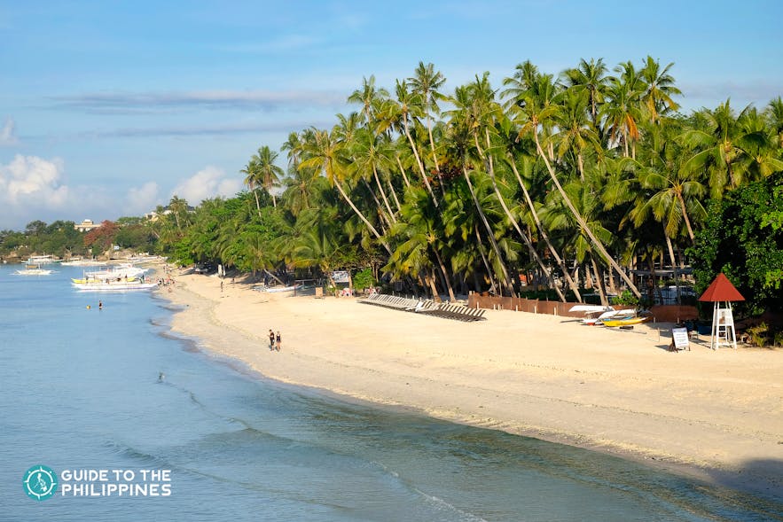 Alona Beach in Panglao Island, Bohol, Philippines