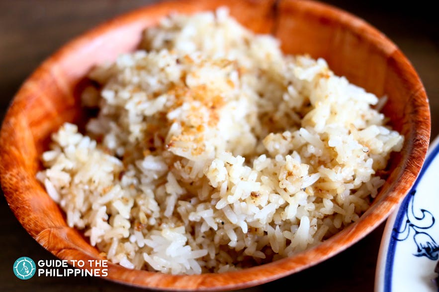 Garlic rice in the Philippines