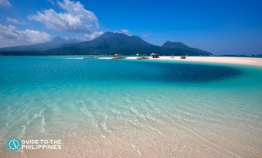 Famouse White Island in Camiguin Island, Philippines