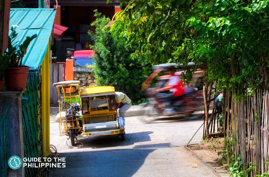 Get around El Nido Town Proper on a tricycle