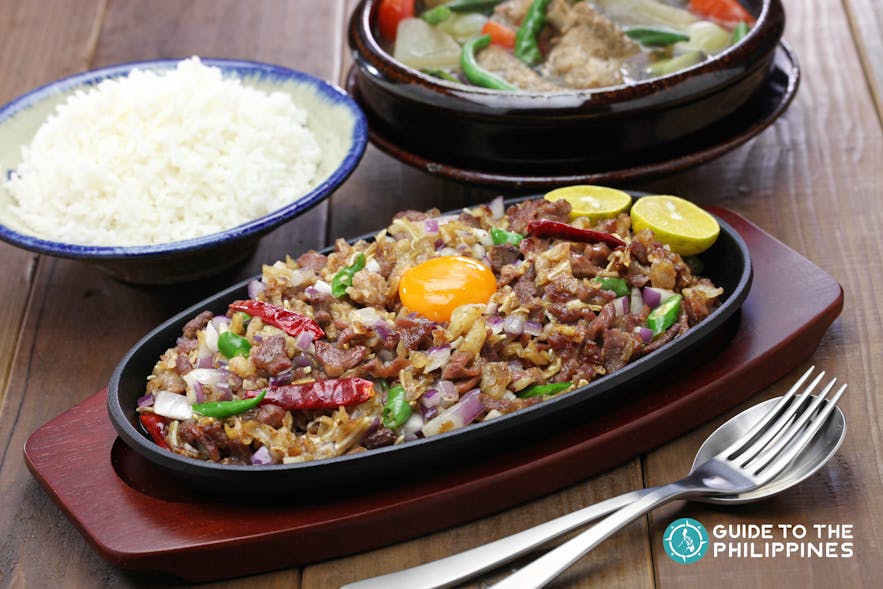 Sisig, a local dish which is popular in Pampanga