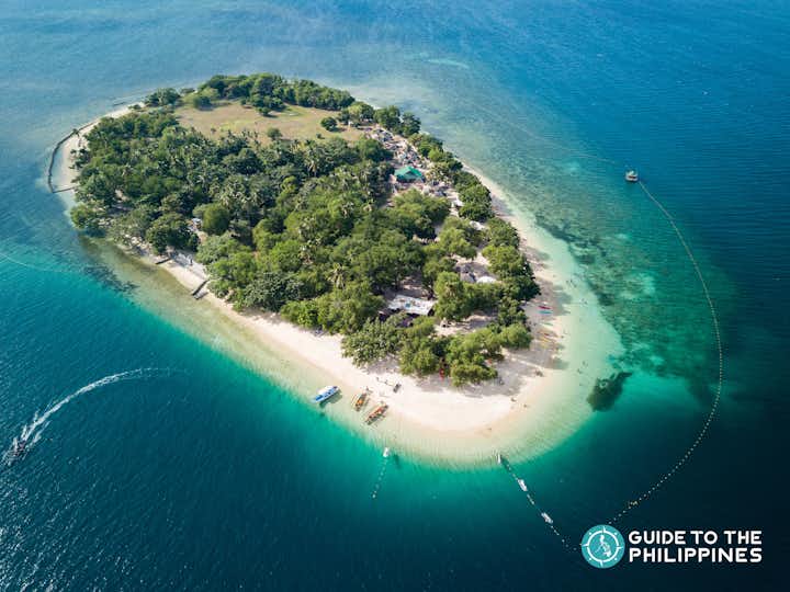 Aerial View of Potipot Island in Zambales