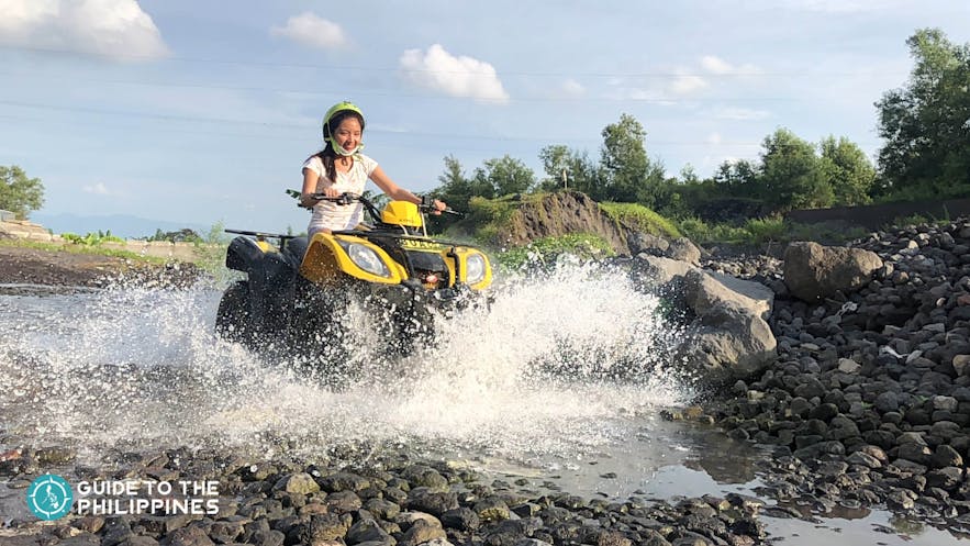 Ride in style with a 4x4 ATV as you visit Mt. Mayon