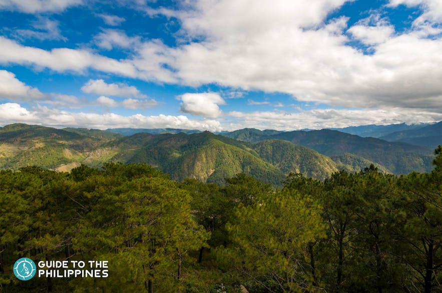 Overlooking view of Sagada from Kiltepan Peak