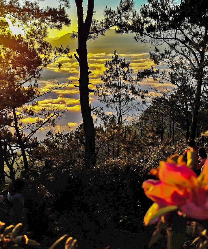 Sunrise in Kiltepan Peak, Sagada