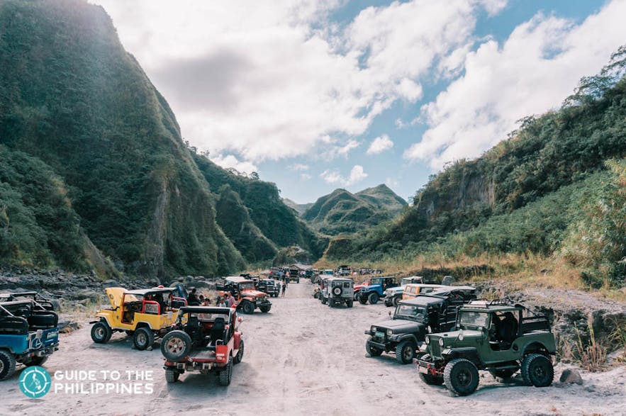 Hop on a 4x4 ATV ride to Mt. Pinatubo