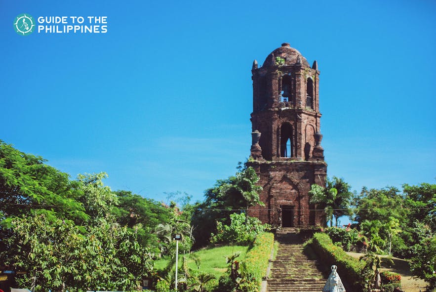 View of the Bantay Church Bell Tower's belfry in Vigan