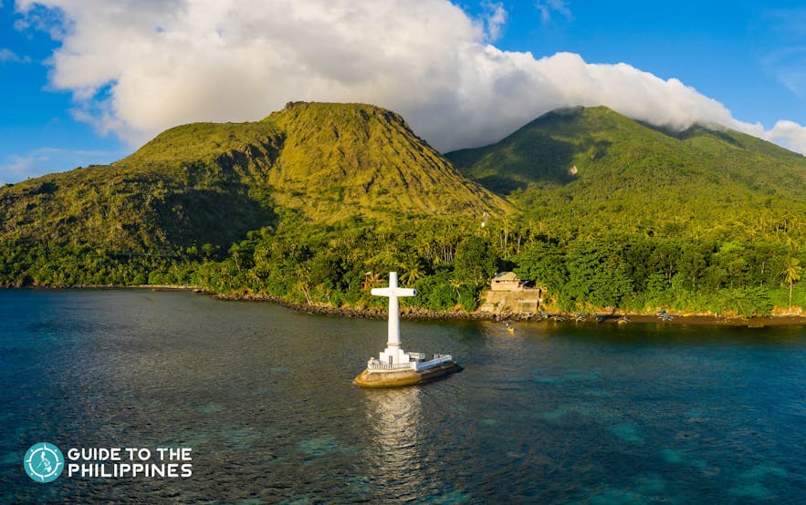 Sunken cemetery, one of the most popular tourist attractions in Camiguin