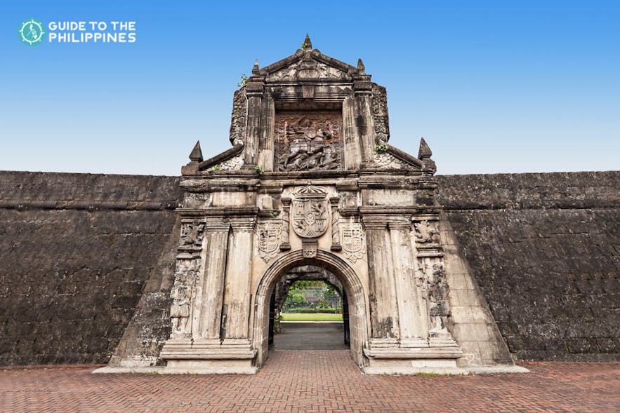 Fort Santiago is a national historical monument in Intramuros, Manila