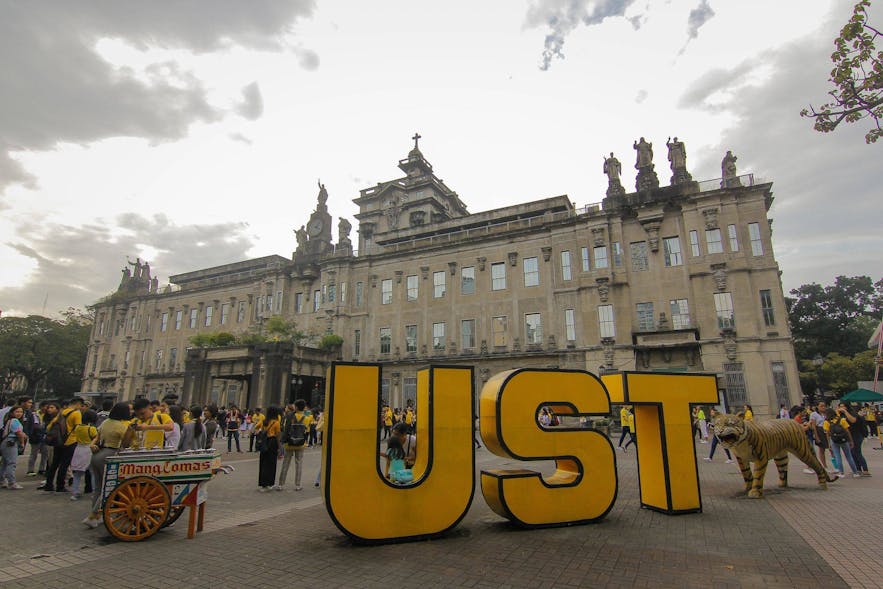 Plaza Mayor of UST in Espana, Manila