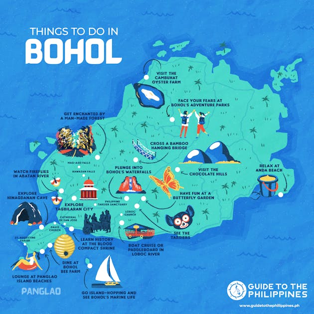 bohol tourist spots itinerary 2 days