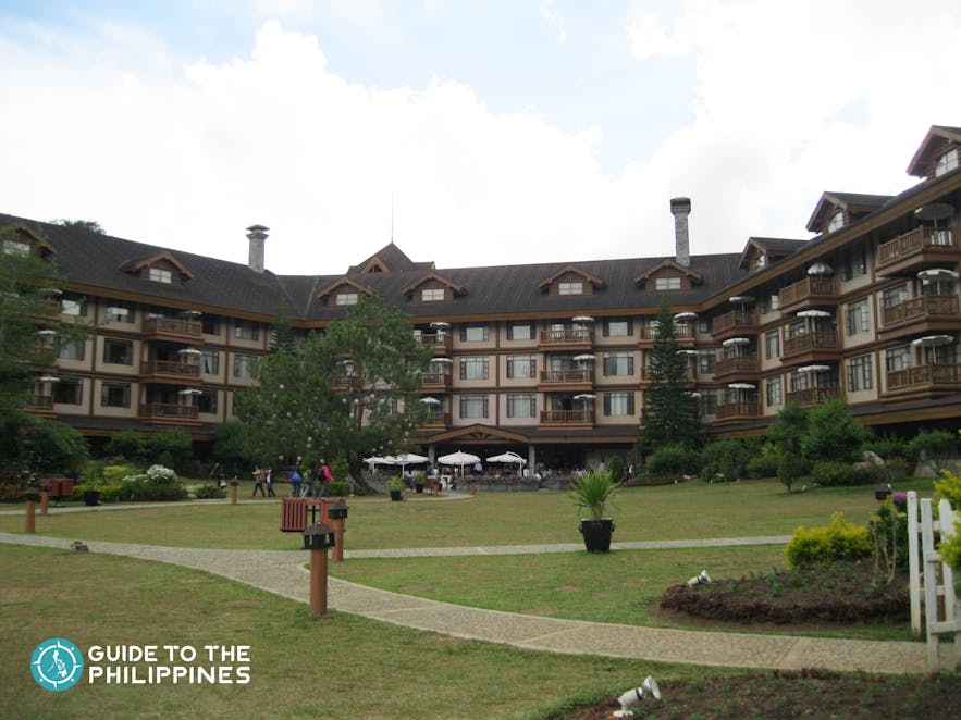Facade of The Manor at Camp John Hay in Baguio City, Philippines