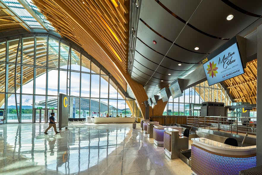 View inside the Mactan-Cebu International Airport
