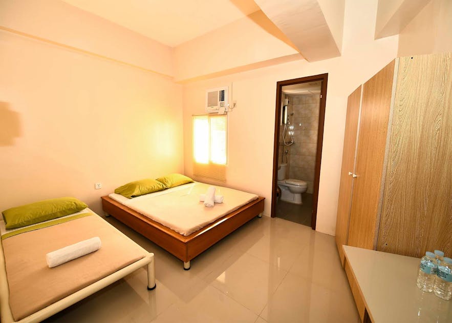 Guest room for 3 at Cebu Courtyard in Mactan Island