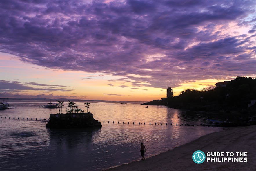 Watch the sunset by this Cebu beach