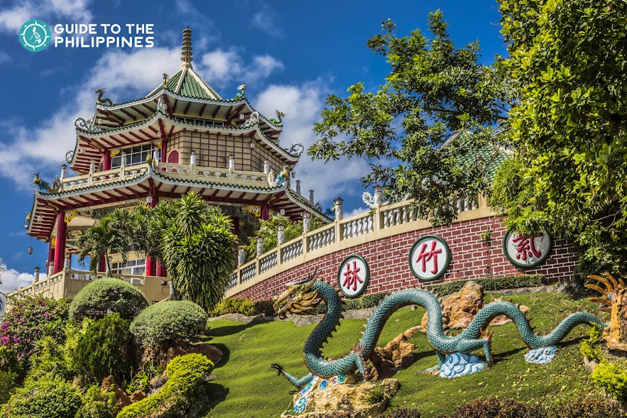 Facade of the Taoist Temple in Cebu, Philippines
