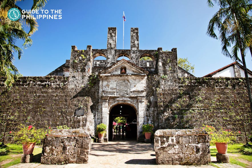 Facade of the Fort San Pedro in Cebu, Philippines