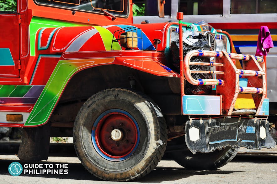 Colorful jeepney in Bataan, Philippines