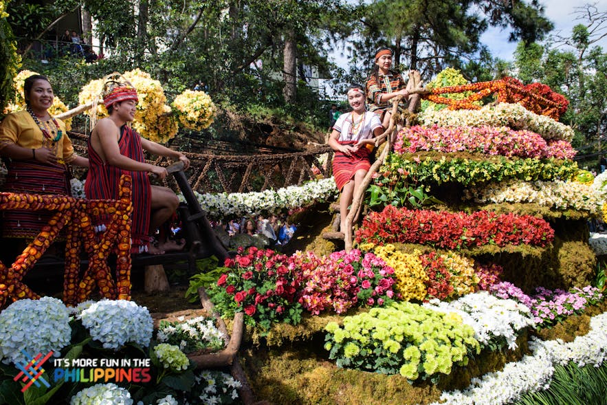 Panagbenga Festival in Baguio City, Philippines