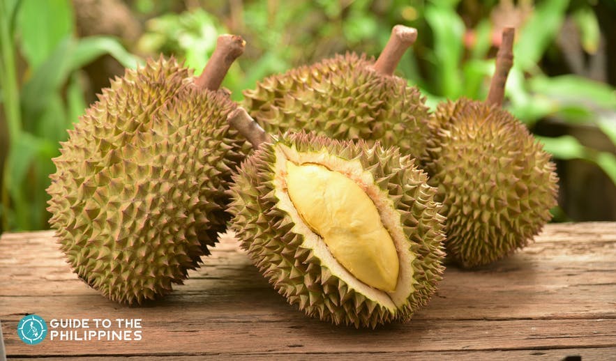 Durian, the local fruit in Davao