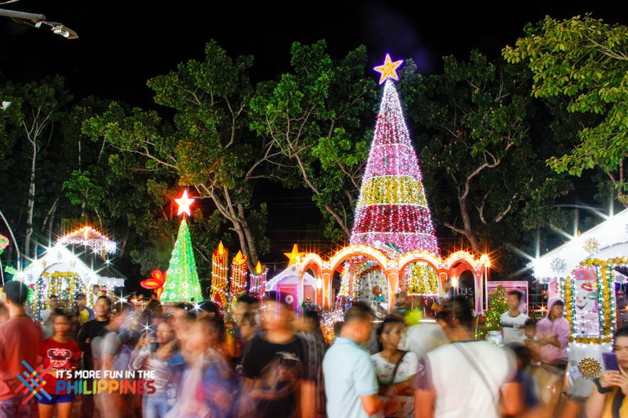 Lights display at Tangub City's Christmas Symbol Festival