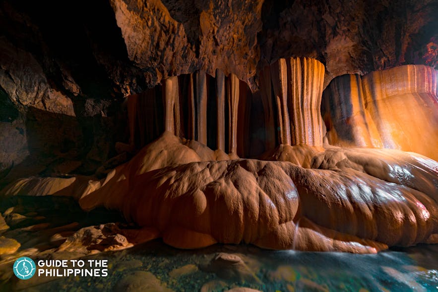 Impressive rock formations at Sumaguing Cave in Sagada