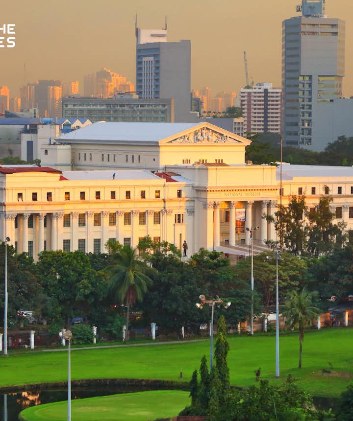 National Museum of the Philippines in Manila at dusk