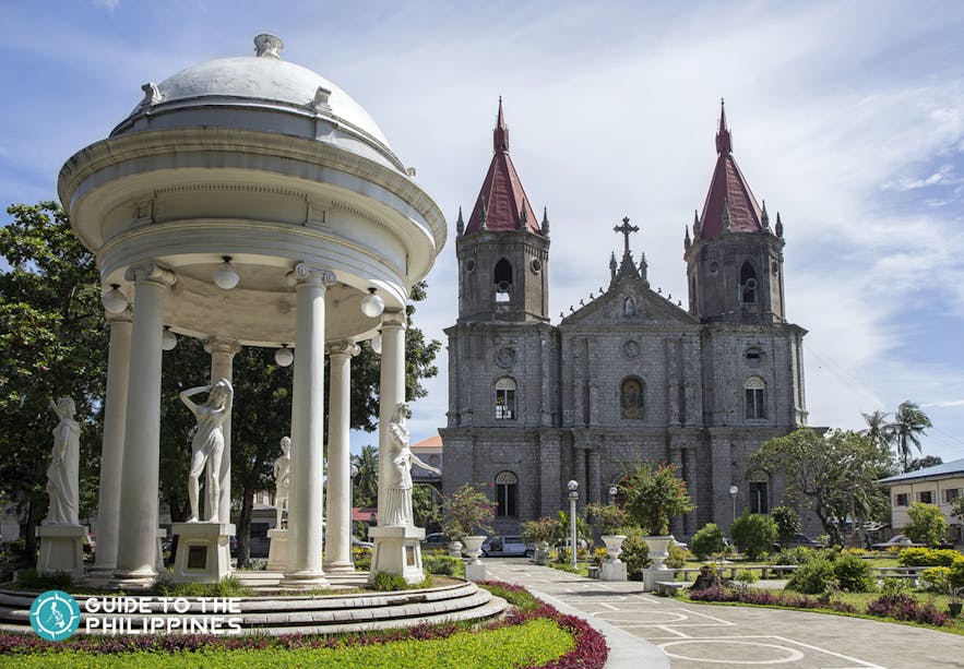 Facade of Molo Church or St. Anne Parish in Iloilo
