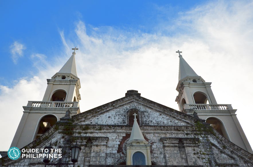 Front view of Jaro church in Iloilo