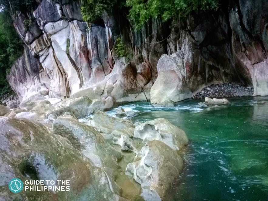 Rock formations at Tinipak River in Tanay, Rizal