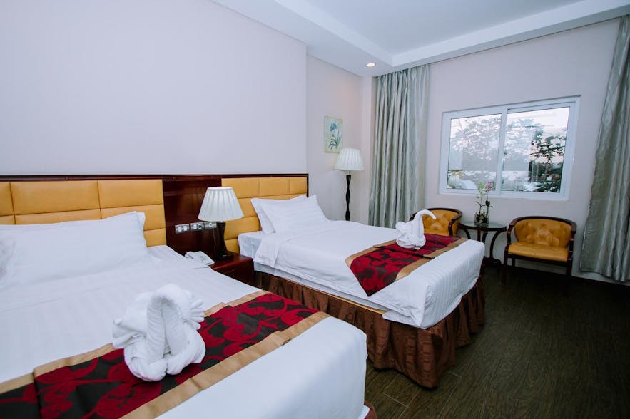 Guest room at Palawan Uno Hotel in Puerto Princesa, Palawan