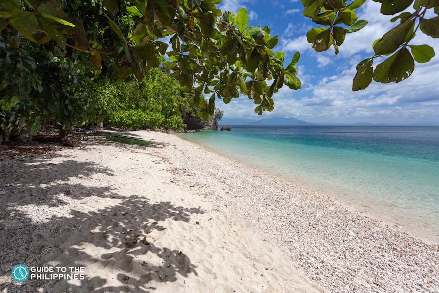 Quiet beach of Samal Island, Davao