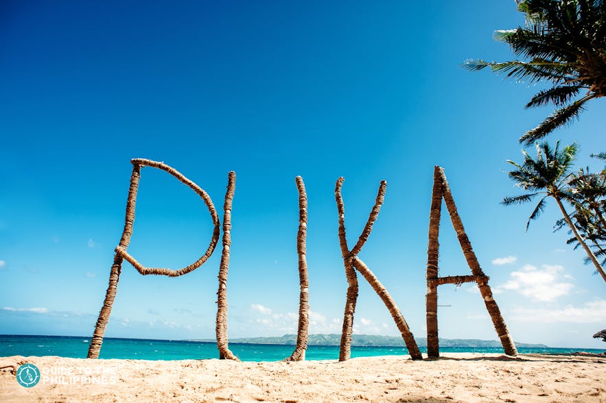 Puka beach in Boracay