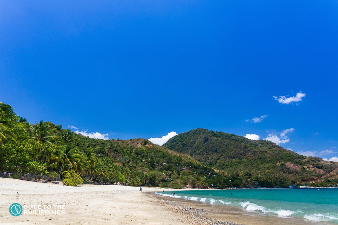 Aninuan beach of Puerto Galera, Filippinerna