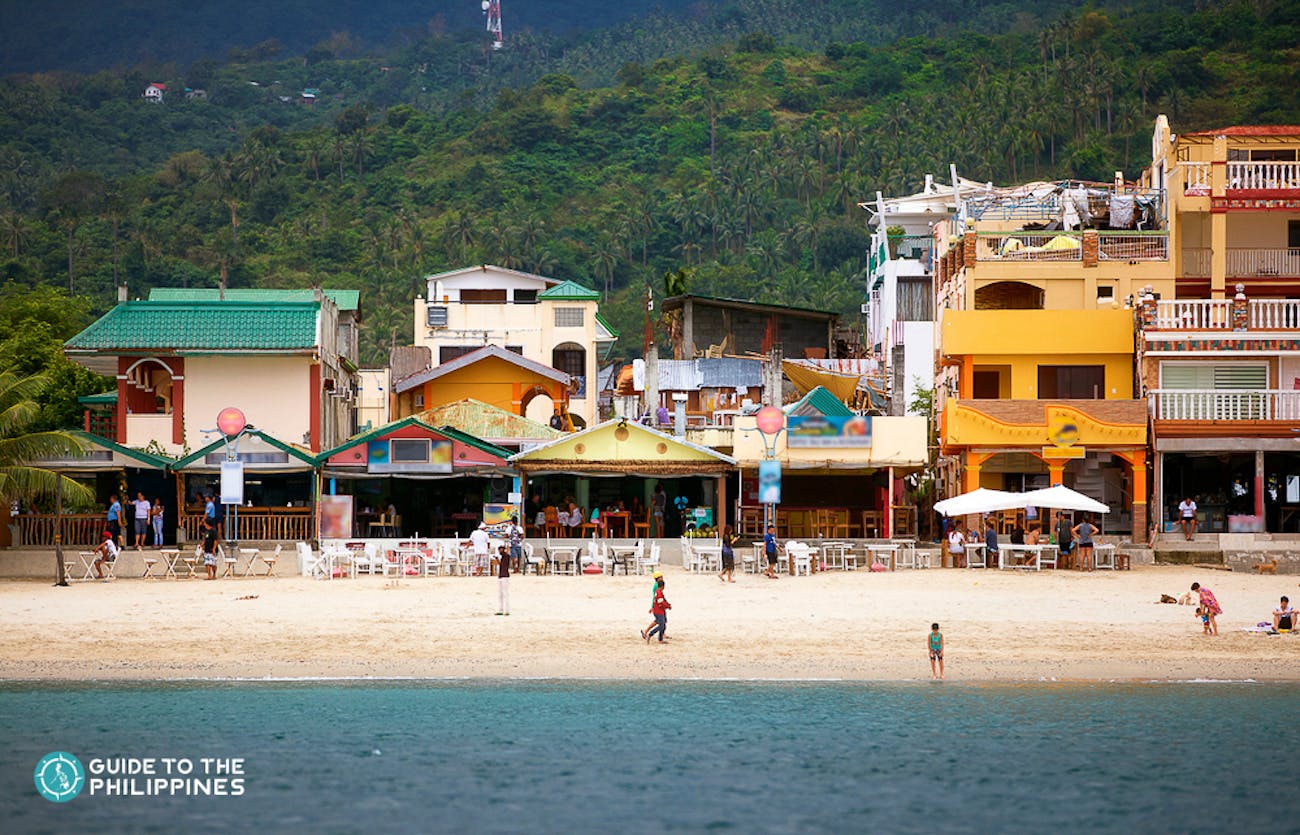Resorts Hotels at White Beach, Puerto Galera