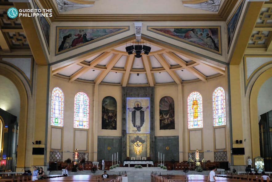 Altar in the Santo Domingo Church, Quezon City