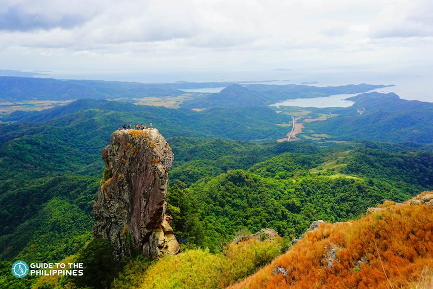 Stunning view from Mt. Pico de Loro in Batangas, Philippines