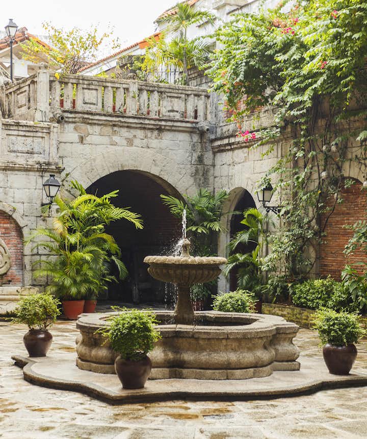 Fountain at Casa Manila in Intramuros
