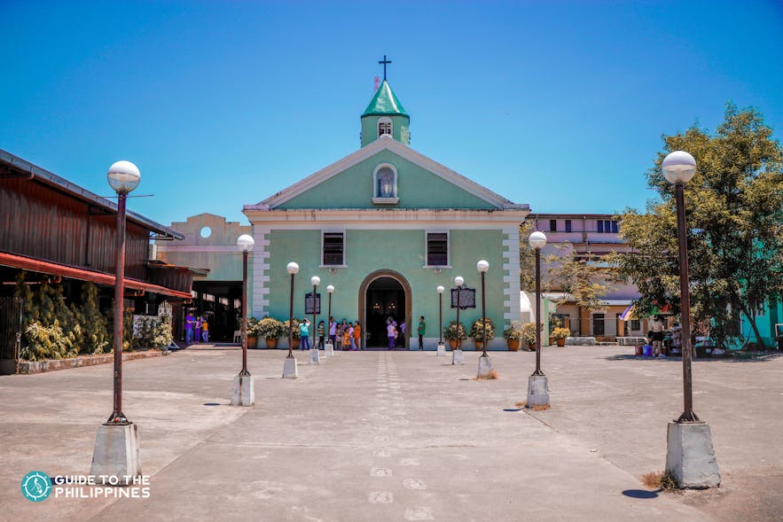 The San Luis Obispo de Tolosa Parish, also known as Baler Church, is in Aurora, Philippines