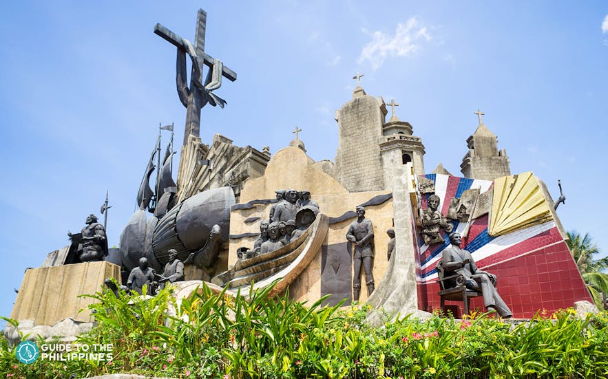 Heritage of Cebu Monument depicts significant moments in Cebu's history