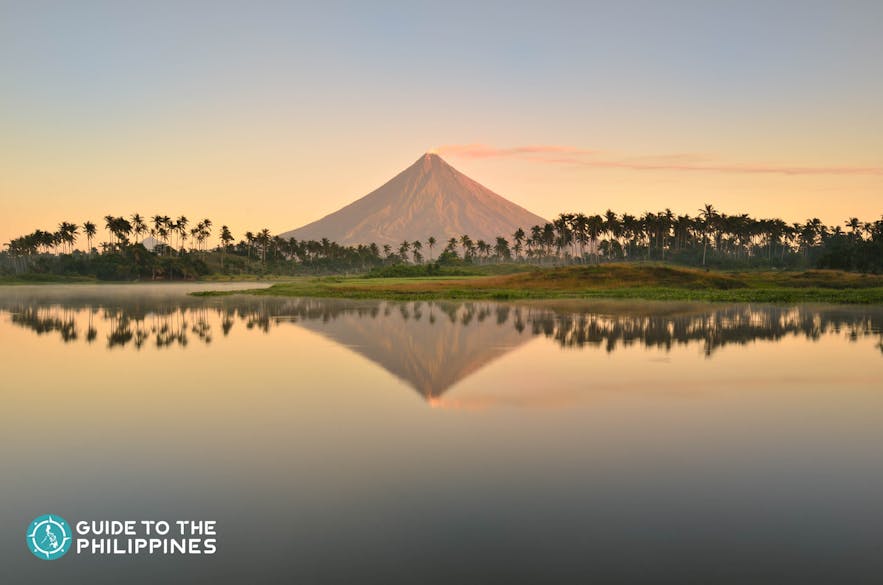 Stunning view of Mayon Volcano in Legazpi, Albay