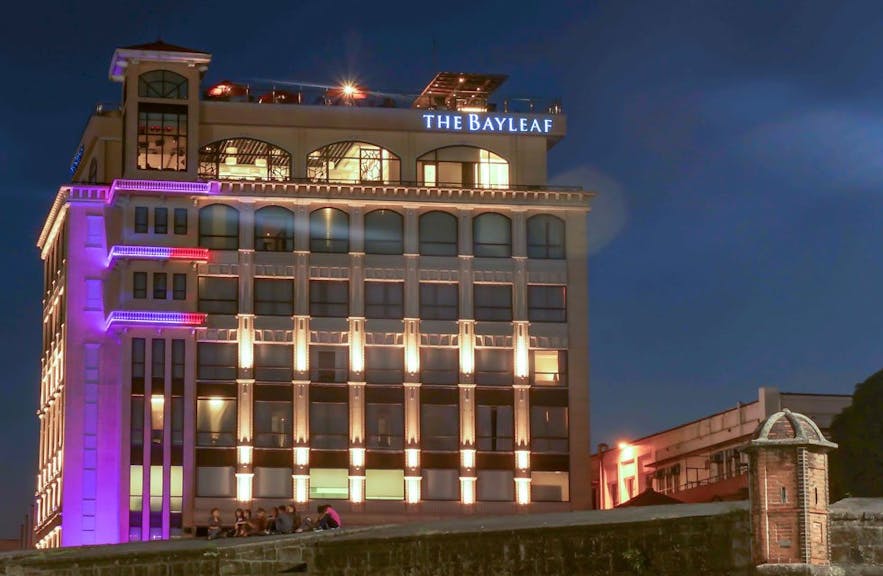 facade-of-bayleaf-hotel-intramuros-in-manila-philippines