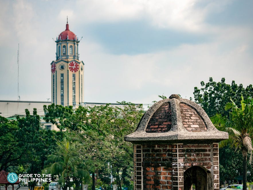 Iconic clock tower of Manila City Hall