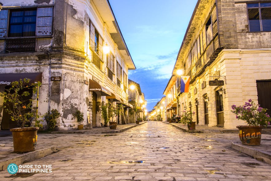 Calle Crisologo in Vigan, Ilocos Norte