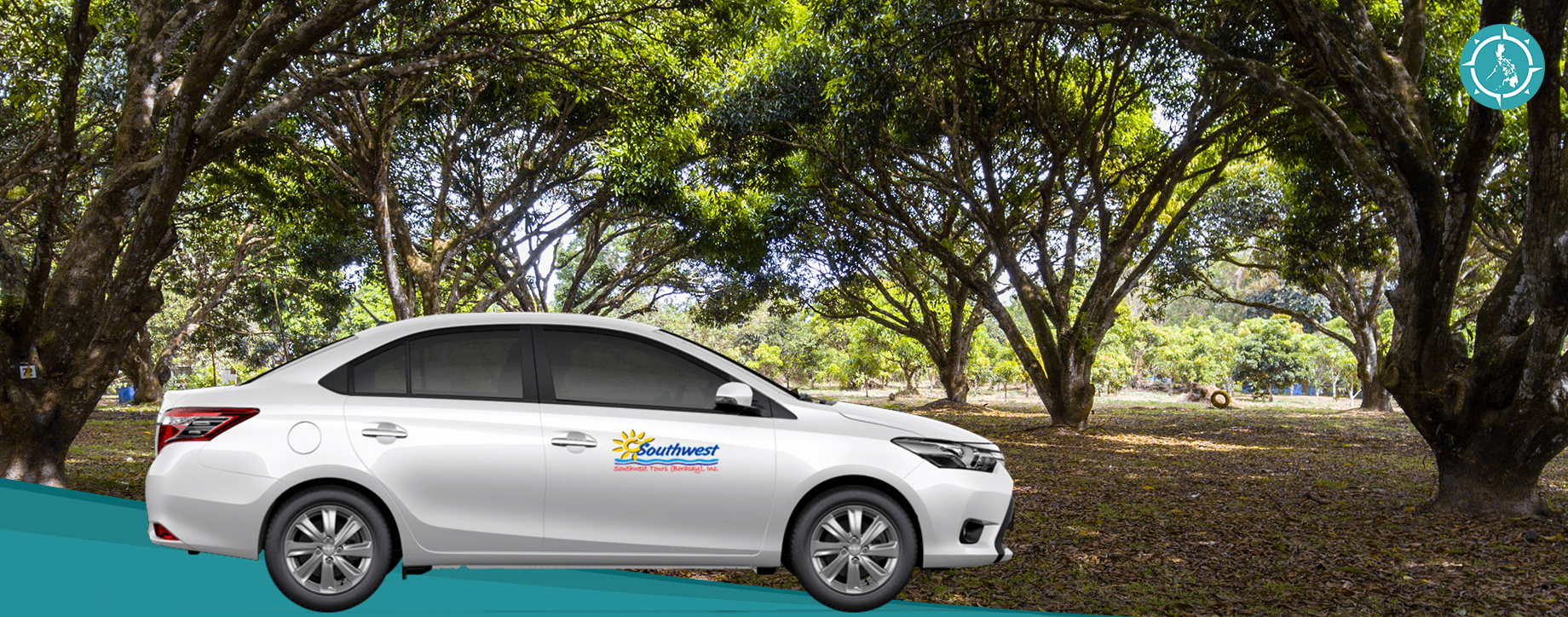 Guimaras 4-Seater Car Rental with Driver