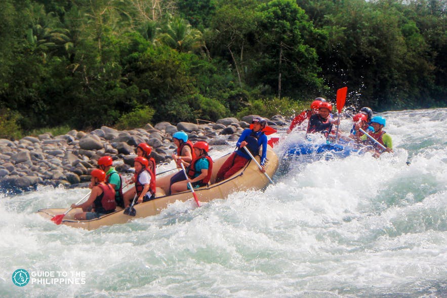 White water rafting in Cagayan de Oro, Philippines