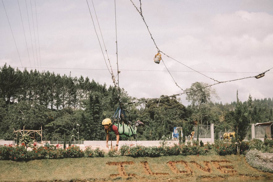 Zipline at Dahilayan Forest and Adventure Park in Cagayan de Oro